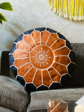 Load image into Gallery viewer, Moroccan Leather Pouf (Unstuffed) - Get 70% off at The Wool Rugs, Leather pouf, The Wool Rugs, The Wool Rugs, 
