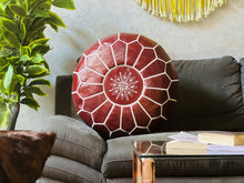 Load image into Gallery viewer, The Wool Rugs offers a 70% discount on Unstuffed Moroccan Leather Pouf, Leather pouf, The Wool Rugs, The Wool Rugs, 
