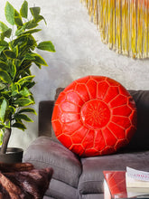 Load image into Gallery viewer, 70% off on Moroccan Leather Pouf (Unstuffed) - The Wool Rugs, Leather pouf, The Wool Rugs, The Wool Rugs, 
