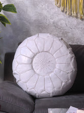 Load image into Gallery viewer, Grab Unstuffed Moroccan Ottoman Leather Pouf at 70% off - The Wool Rugs, Leather pouf, The Wool Rugs, The Wool Rugs, 
