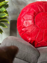 Load image into Gallery viewer, The Wool Rugs&#39; 70% off offer on Unstuffed Moroccan Ottoman Leather Pouf, Leather pouf, The Wool Rugs, The Wool Rugs, 
