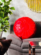 Load image into Gallery viewer, The Wool Rugs&#39; 70% off offer on Unstuffed Moroccan Ottoman Leather Pouf, Leather pouf, The Wool Rugs, The Wool Rugs, 
