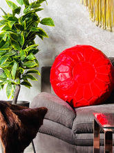 Load image into Gallery viewer, The Wool Rugs&#39; 70% off offer on Unstuffed Moroccan Ottoman Leather Pouf, Leather pouf, The Wool Rugs, The Wool Rugs, 
