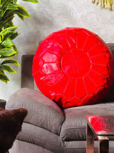 Load image into Gallery viewer, The Wool Rugs&#39; 70% off offer on Unstuffed Moroccan Ottoman Leather Pouf, Leather pouf, The Wool Rugs, The Wool Rugs, 
