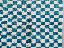 Load image into Gallery viewer, Checkered Beni ourain rug 5x8 - CH31, Checkered rug, The Wool Rugs, The Wool Rugs, 