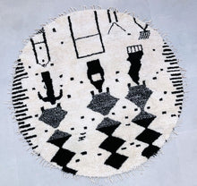 Load image into Gallery viewer, Round rug  R15-T4, Rugs, The Wool Rugs, The Wool Rugs, 