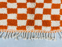 Load image into Gallery viewer, Checkered Beni ourain rug 5x8 - CH30, Checkered rug, The Wool Rugs, The Wool Rugs, 