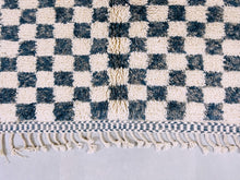 Load image into Gallery viewer, Checkered Beni ourain Rug 5x8 - CH25, Checkered rug, The Wool Rugs, The Wool Rugs, 