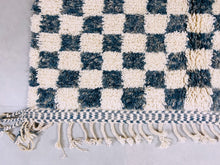 Load image into Gallery viewer, Checkered Beni ourain Rug 5x8 - CH25, Checkered rug, The Wool Rugs, The Wool Rugs, 