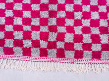 Load image into Gallery viewer, Checkered beni ourain rug 5x8 - CH78, Rugs, The Wool Rugs, The Wool Rugs, 
