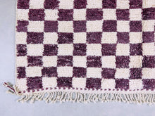Load image into Gallery viewer, Checkered Beni ourain rug 6x9 - CH40, Checkered rug, The Wool Rugs, The Wool Rugs, 