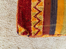 Load image into Gallery viewer, Moroccan floor cushion - S1313, Floor Cushions, The Wool Rugs, The Wool Rugs, 