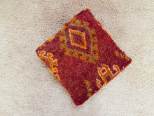 Load image into Gallery viewer, Moroccan floor cushion - S1351, Floor Cushions, The Wool Rugs, The Wool Rugs, 
