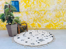 Load image into Gallery viewer, Moroccan Round rug 6x6 - R1, Round rugs, The Wool Rugs, The Wool Rugs, 