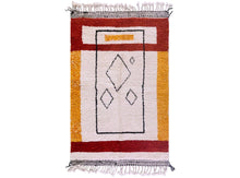 Load image into Gallery viewer, Beni ourain rug 4x7 - B542
