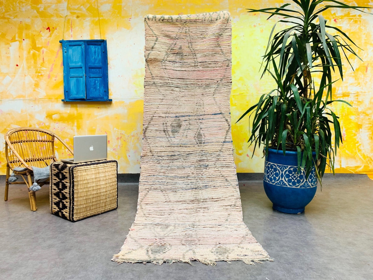 Vintage runner rug 3x9 V226 The Wool Rugs