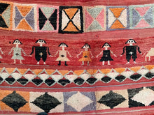Load image into Gallery viewer, Flatweave Moroccan rug 5x10 - FM3, Flat weave Kilim Rugs, The Wool Rugs, The Wool Rugs, 