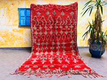 Load image into Gallery viewer, Vintage Moroccan rug 5x10 - V90, Vintage, The Wool Rugs, The Wool Rugs, 