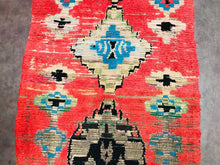 Load image into Gallery viewer, Runner Boujad rug 4x12 - V33, Runner, The Wool Rugs, The Wool Rugs, 