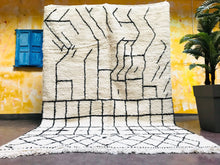 Load image into Gallery viewer, Beni ourain rug 6x10 - B227, Beni ourain, The Wool Rugs, The Wool Rugs, 