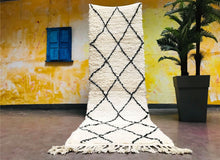 Load image into Gallery viewer, Beni Ourain runner 3x9 - B443, Runner, The Wool Rugs, The Wool Rugs, 