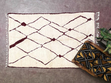 Load image into Gallery viewer, Beni ourain rug 5x8 - B137, Beni ourain, The Wool Rugs, The Wool Rugs, 
