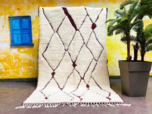 Load image into Gallery viewer, Beni ourain rug 5x8 - B137, Beni ourain, The Wool Rugs, The Wool Rugs, 

