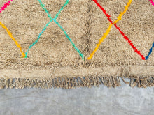 Load image into Gallery viewer, Beni ourain rug 6x10 - B166, Beni ourain, The Wool Rugs, The Wool Rugs, 