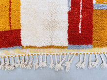Load image into Gallery viewer, Beni Ourain rug 5x7 - A63, Azilal rugs, The Wool Rugs, The Wool Rugs, 

