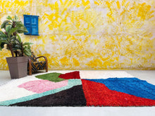 Load image into Gallery viewer, Beni ourain rug 8x11 - B374, Beni ourain, The Wool Rugs, The Wool Rugs, 