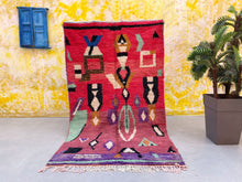 Load image into Gallery viewer, Boujad rug 4x8 - BO40, Boujad rugs, The Wool Rugs, The Wool Rugs, 
