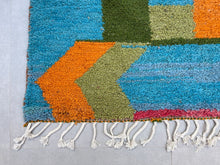 Load image into Gallery viewer, Beni ourain rug 7x9 - B245, Beni ourain, The Wool Rugs, The Wool Rugs, 