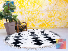 Load image into Gallery viewer, Moroccan Round rug 8x8 - R4, Round rugs, The Wool Rugs, The Wool Rugs, 
