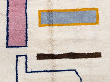 Load image into Gallery viewer, Beni ourain rug 6x9 - B209, Beni ourain, The Wool Rugs, The Wool Rugs, 