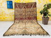 Vintage Moroccan rug 7x11 - V196