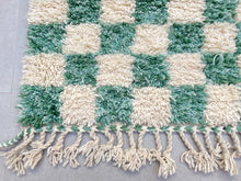 Load image into Gallery viewer, Checkered Beni Ourain Rug 6x10 - CH60, Beni ourain, The Wool Rugs, The Wool Rugs, 