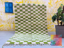 Load image into Gallery viewer, Custom Moroccan rug - C24, Custom rugs, The Wool Rugs, The Wool Rugs, Add a Touch of Timeless Style with a Checkered Rug