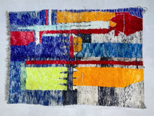 Load image into Gallery viewer, Vintage Moroccan rug 5x8 - V97, Vintage, The Wool Rugs, The Wool Rugs, 