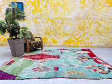 Load image into Gallery viewer, Boujad rug 7x9 - BO126, Boujad rugs, The Wool Rugs, The Wool Rugs, 