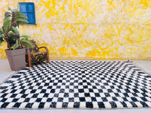 Load image into Gallery viewer, Checkered Beni ourain rug 8x12 - CH74, Beni ourain, The Wool Rugs, The Wool Rugs, 