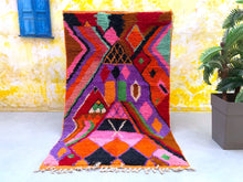 Load image into Gallery viewer, Boujad rug 5x8 - BO67, Boujad rugs, The Wool Rugs, The Wool Rugs, 