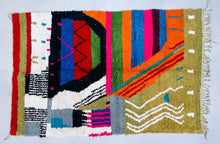 Load image into Gallery viewer, Beni ourain rug 5x8 - B111, Beni ourain, The Wool Rugs, The Wool Rugs, 